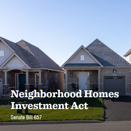 S.657 118 Neighborhood Homes Investment Act