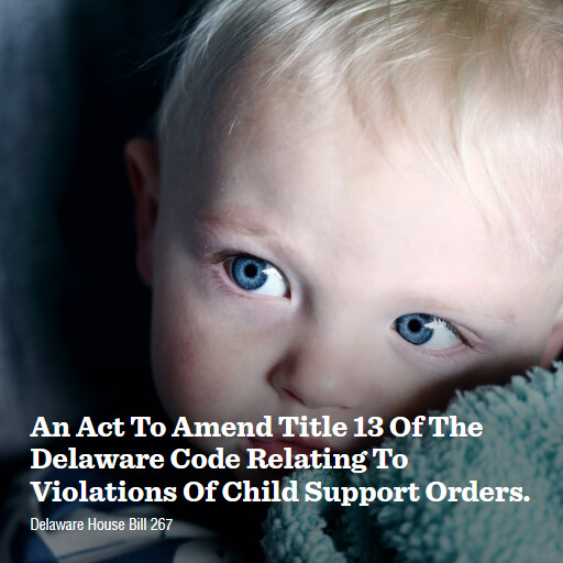DE HB267 152 An Act To Amend Title 13 Of The Delaware Code Relating To Violations Of Child Support Orde