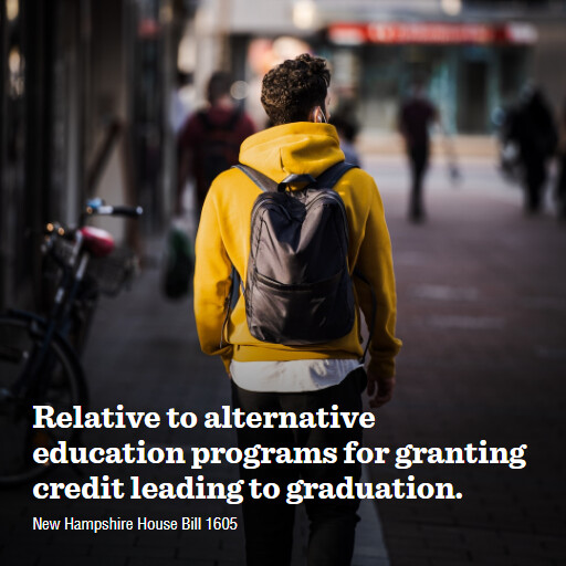 NH HB1605 2024 Relative to alternative education programs for granting credit leading to graduation