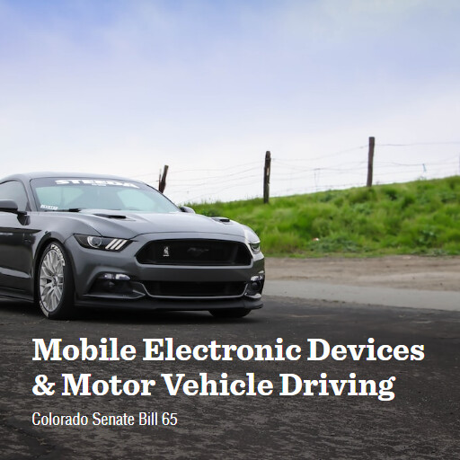 CO SB24 065 2024A Mobile Electronic Devices  Motor Vehicle Driving