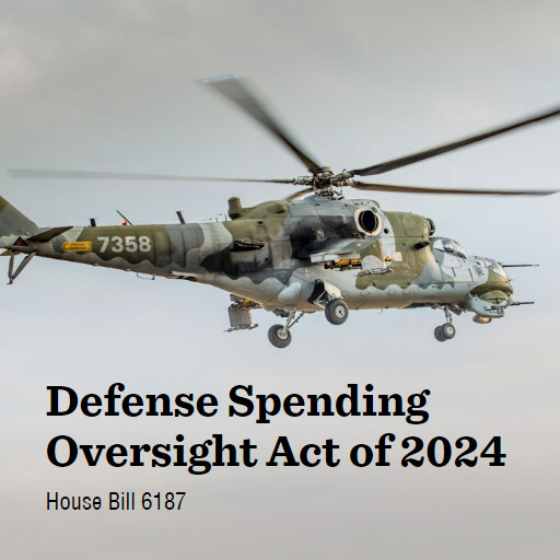 H.R.6187 118 Defense Spending Oversight Act of 2024