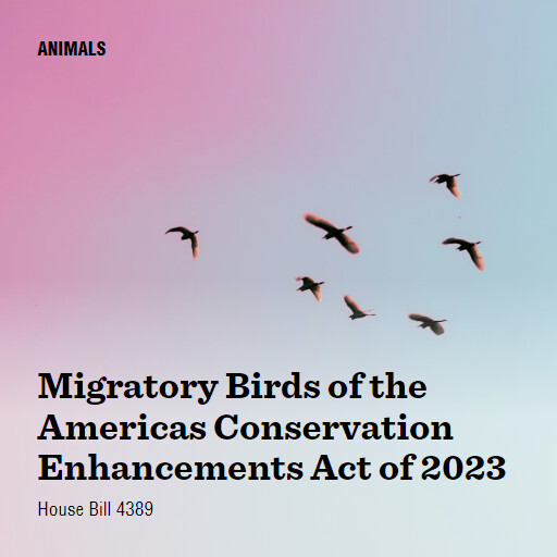 H.R.4389 118 Migratory Birds of the Americas Conservation Enhancements Act of 2023 2