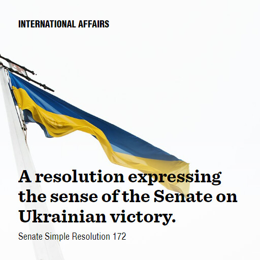 S.Res.172 118 A resolution expressing the sense of the Senate on Ukrainian victory