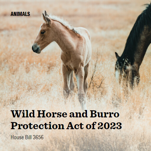 H.R.3656 118 Wild Horse and Burro Protection Act of 2023