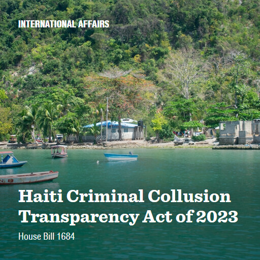 H.R.1684 118 Haiti Criminal Collusion Transparency Act of 2023