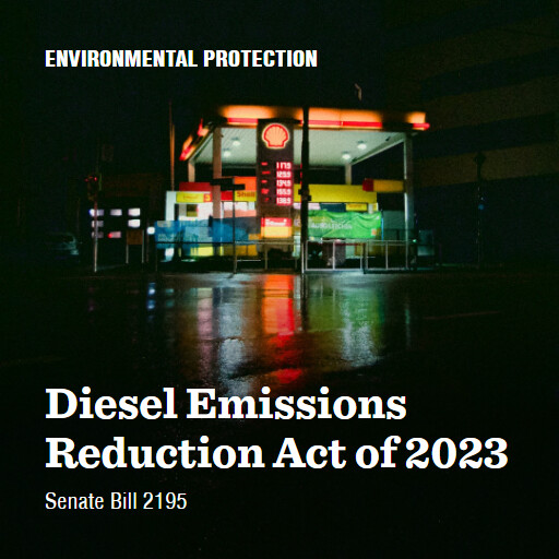 S.2195 118 Diesel Emissions Reduction Act of 2023