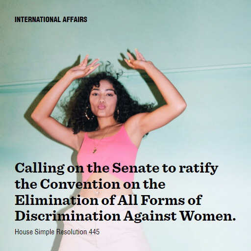 H.Res.445 118 Calling on the Senate to ratify the Convention on the Elimination of All Forms of Discrimi 4