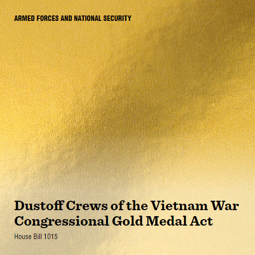 H.R.1015 118 Dustoff Crews of the Vietnam War Congressional Gold Medal Act