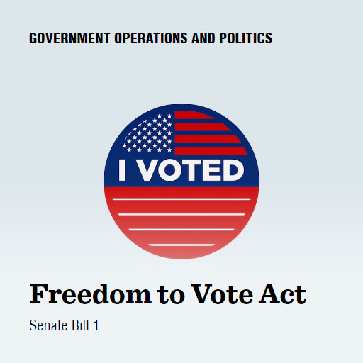 S.1 118 Freedom to Vote Act