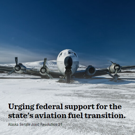 AK SJR21 33 Urging federal support for the states aviation fuel transition