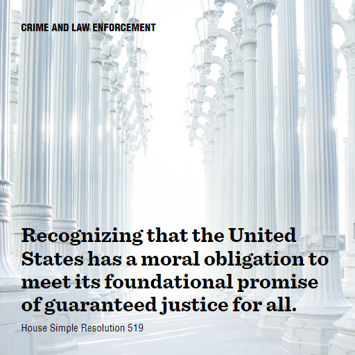 H.Res.519 118 Recognizing that the United States has a moral obligation to meet its foundational promise