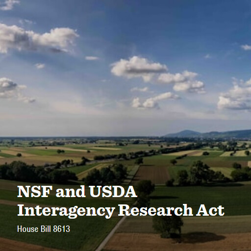 H.R.8613 118 NSF and USDA Interagency Research Act