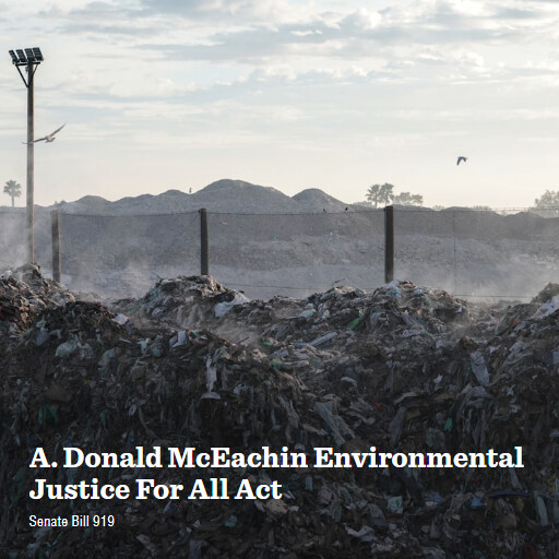 S.919 118 A Donald McEachin Environmental Justice For All Act