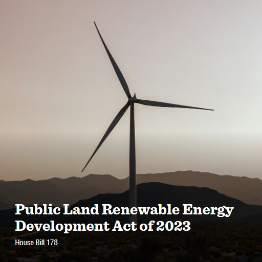 H.R.178 118 Public Land Renewable Energy Development Act of 2023