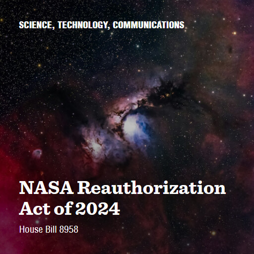 H.R.8958 118 NASA Reauthorization Act of 2024