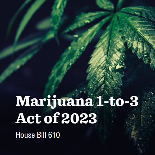 H.R.610 118 Marijuana 1to3 Act of 2023