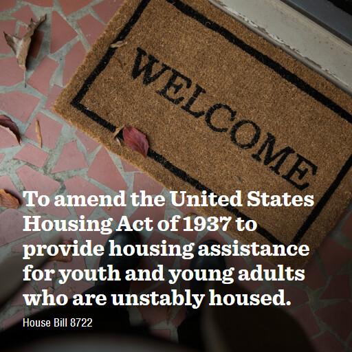 H.R.8722 118 To amend the United States Housing Act of 1937 to provide housing assistance for youth and